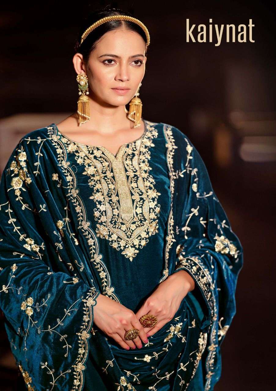 sargam kaiynat premium velvet winter salwar kameez