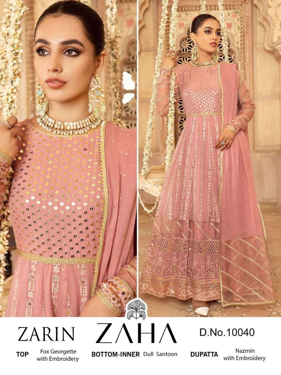 zaha 10040 design single piece pakistani dress online shop 