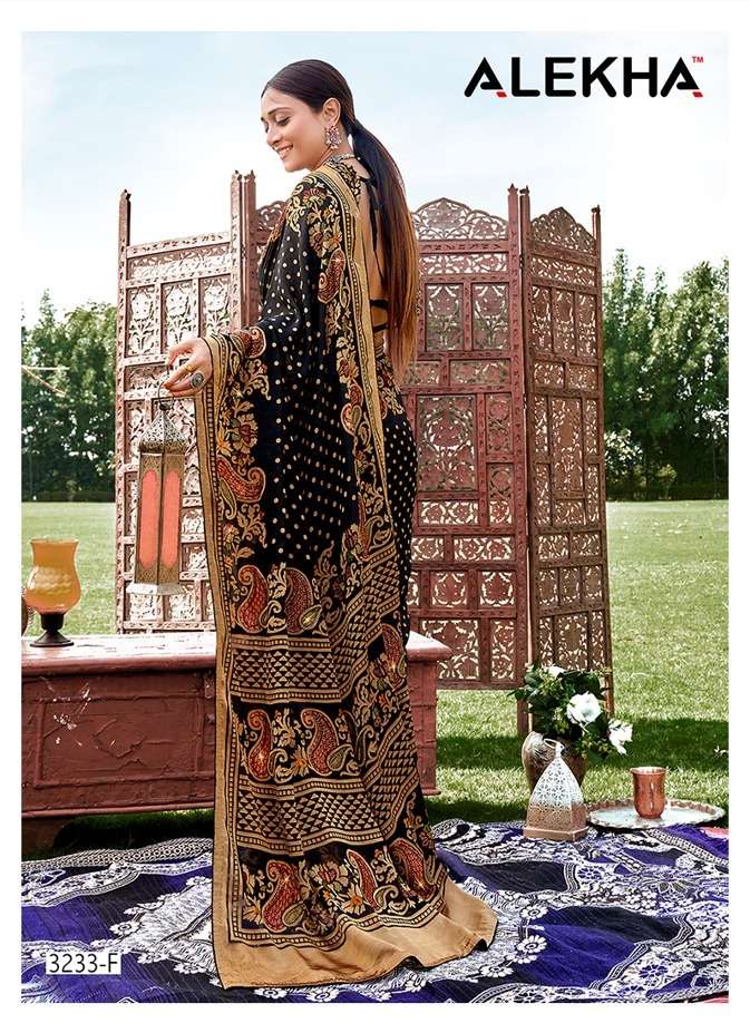 alekha 3233 brasso designer beautiful sarees