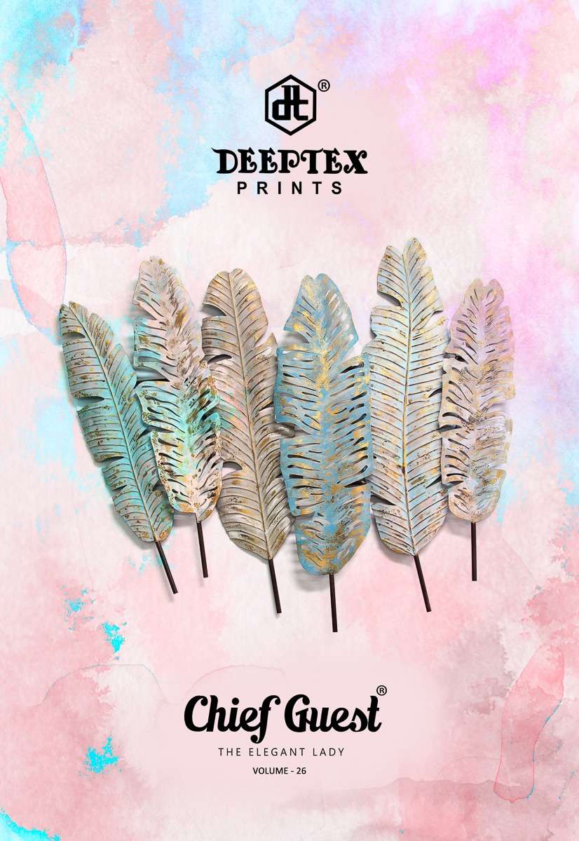 deeptex chief guest vol 26 cotton printed suits for women 