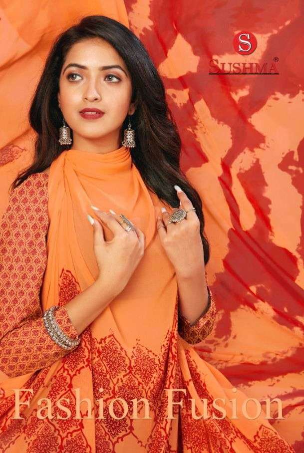 fashion fusion by sushma georgette printed sarees