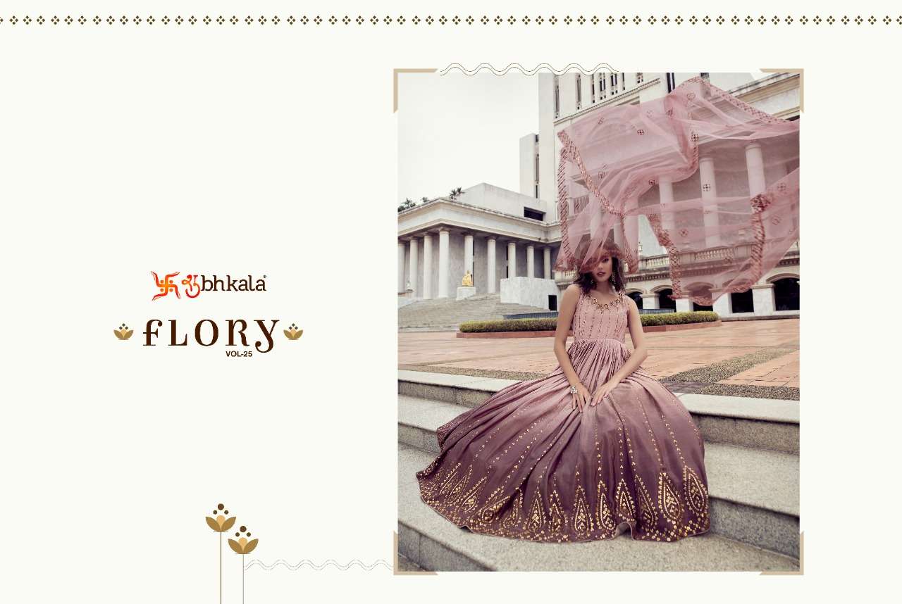 Flory Vol. 25 Festival Style Long Anarkali style Gown Collection