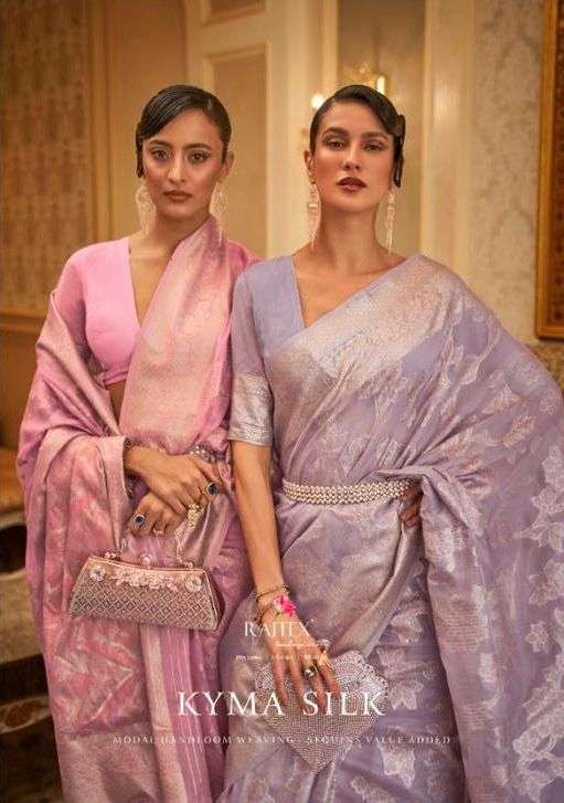 kyma silk 254001-254006 by rajtex handloom weaving traditional sarees