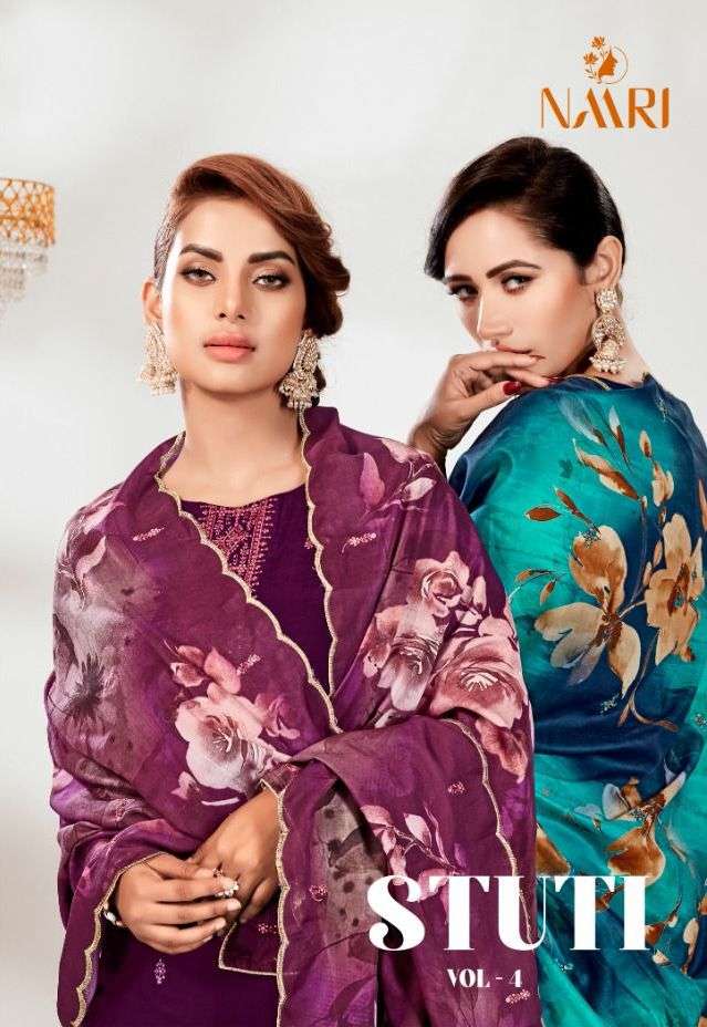 naari present stuti vol 4 silk fancy casual dresses online supplier