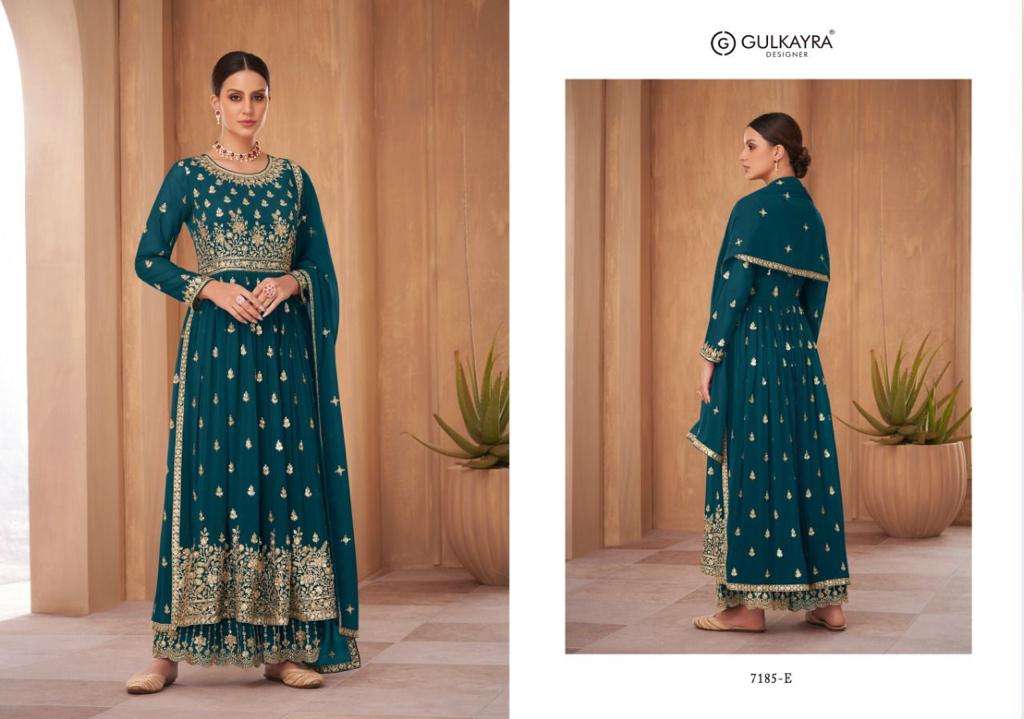 nayra vol 2 by gulkayra georgette readymade nayra cut salwar kameez