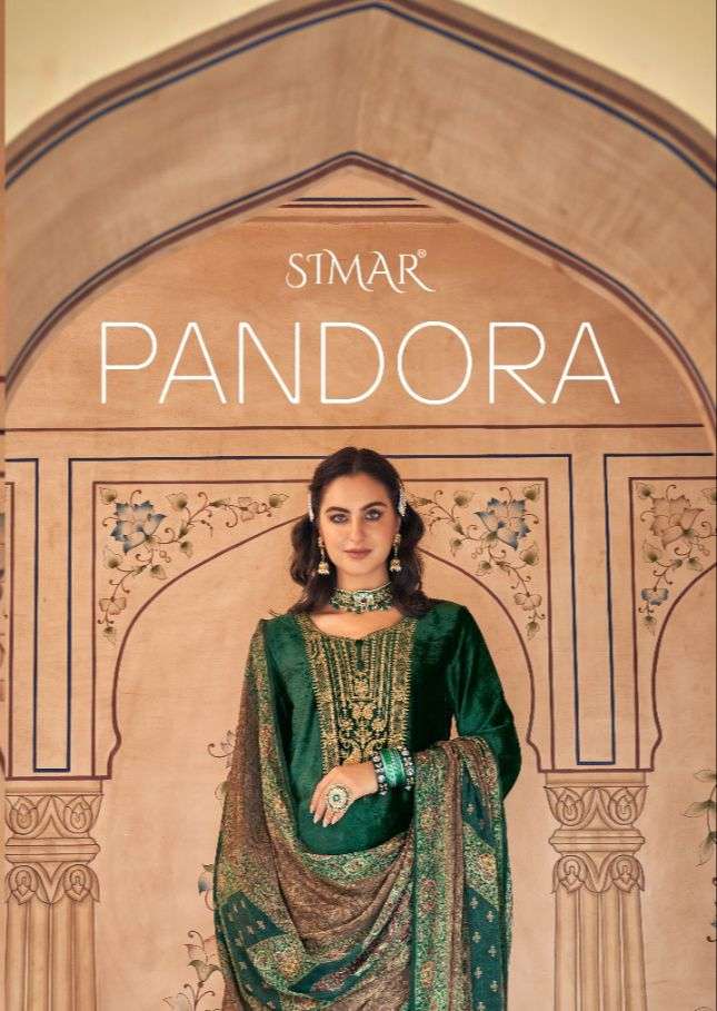 pandora by glossy viscose velvet winter party wear suits