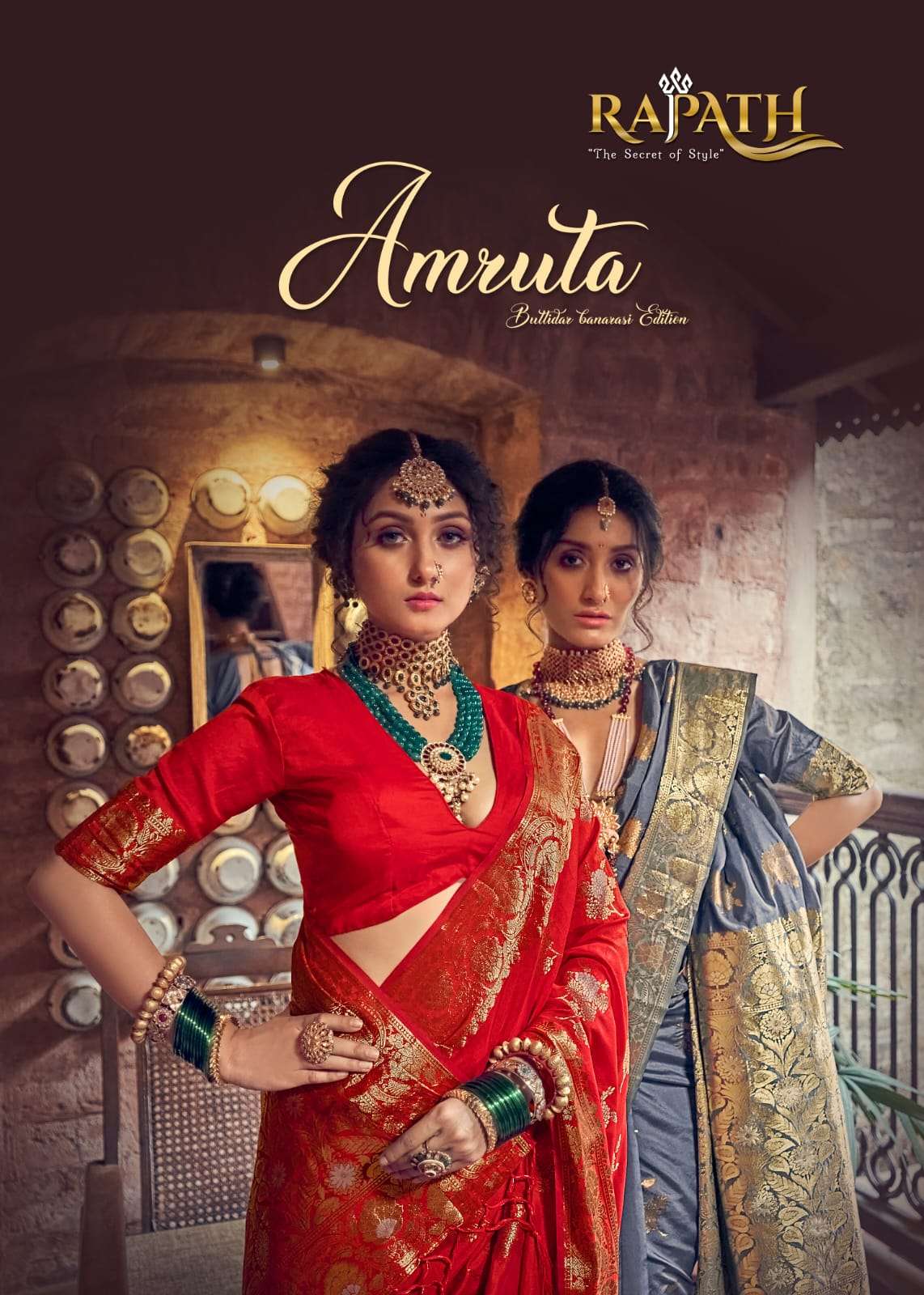 rajpath amruta soft banarasi silk sarees wholesale 