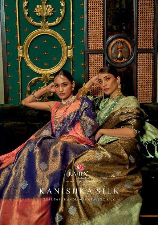 rajtex kanishka silk 289001-289006 series handloom weaving exclusive sarees