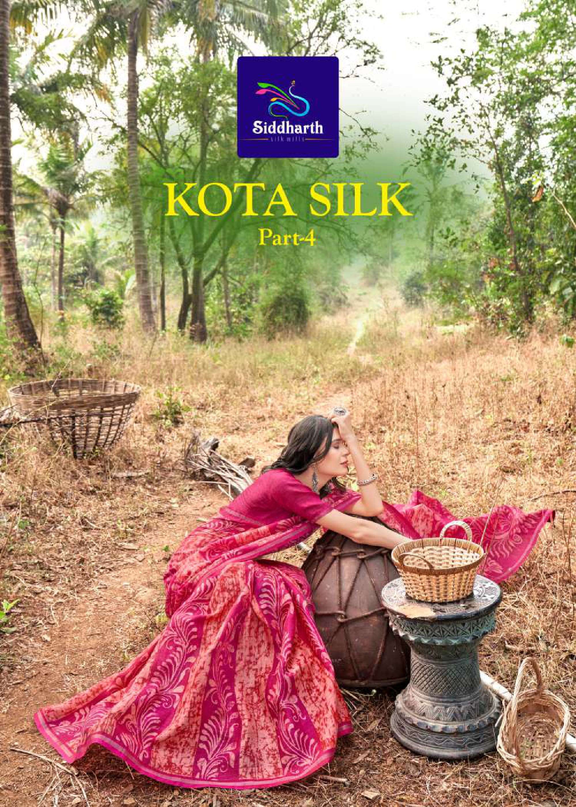 siddharth silk kota silk vol 4 fancy saree authorized supplier 