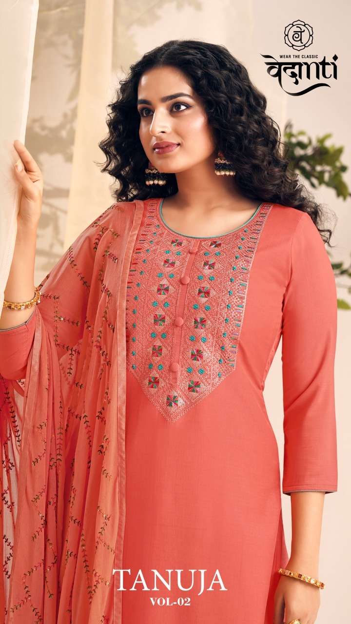 vedanti tanuja vol 2 silk ladies suits at great price 
