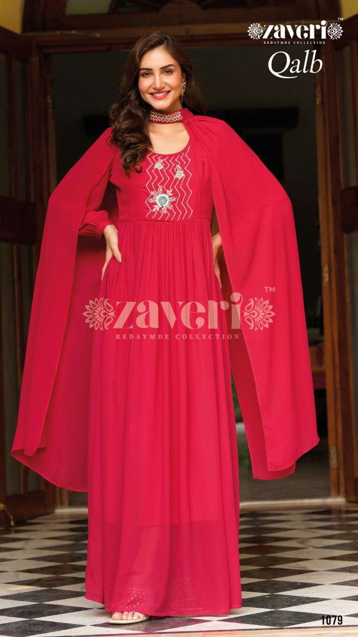 zaveri qalb exclusive readymade party wear collection