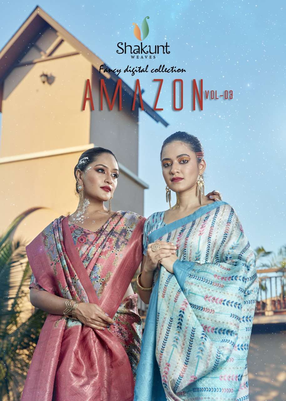 amazon vol 3 by shakunt party wear patola silk fancy sarees