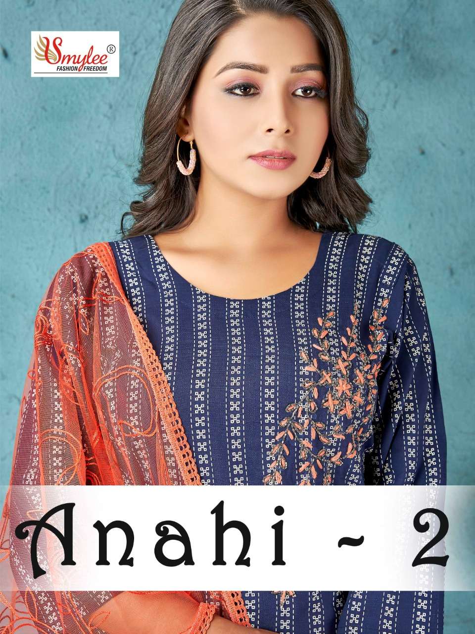 anahi vol 2 by rung rayon handwork designer readymade 3 piece set