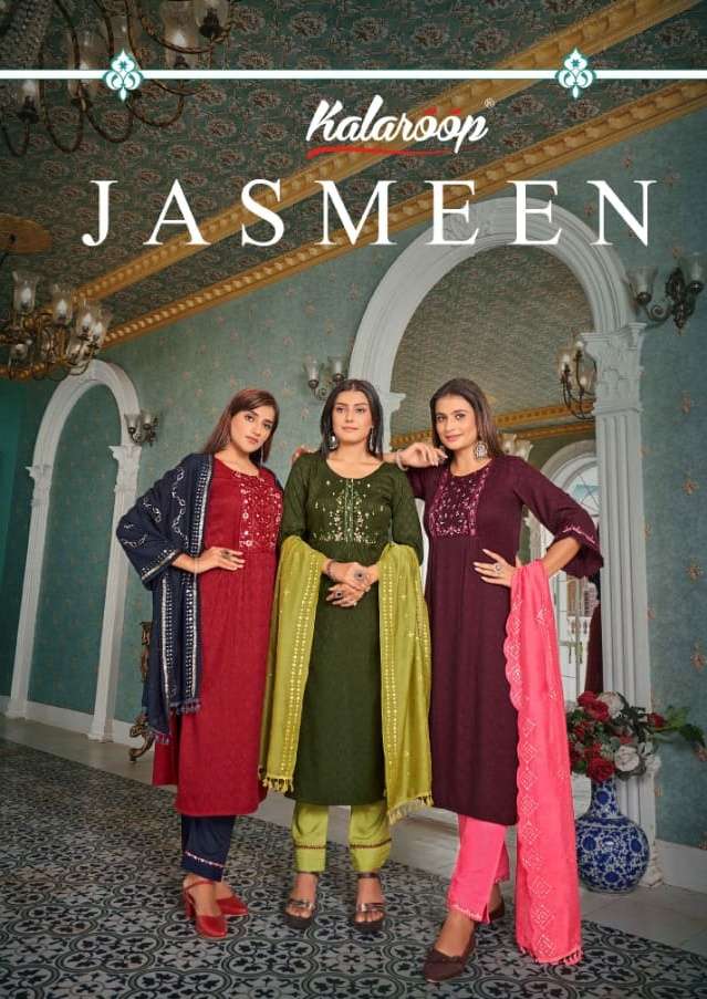 jasmeen by kalaroop rayon nyra style readymade salwar kameez