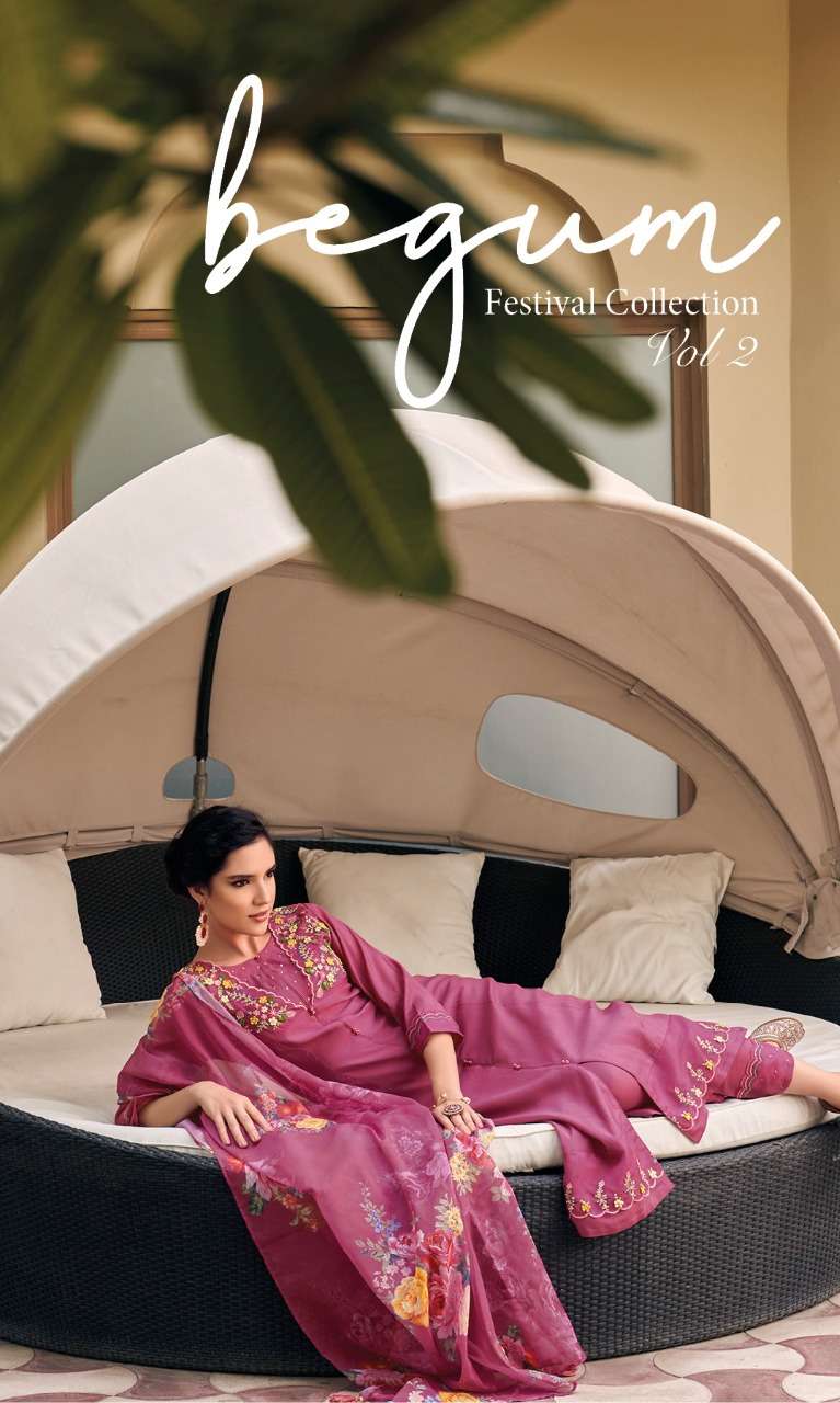 k fashion begum vol 2 silk readymade 3 piece top pant and dupatta set 