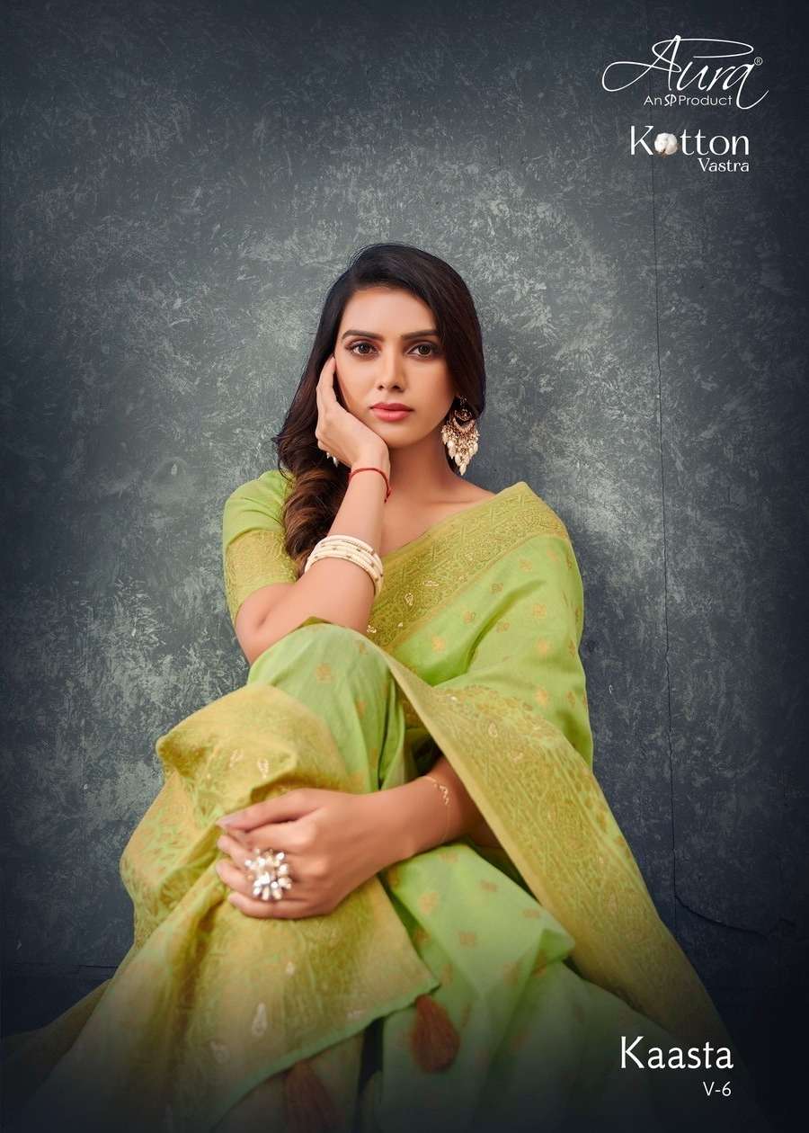 kaasta vol 6 by aura soft cotton traditional wear sarees