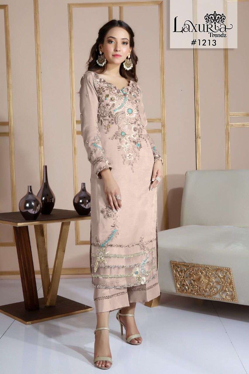 laxuria trendz 1213 pakistani readymade embroidery dresses