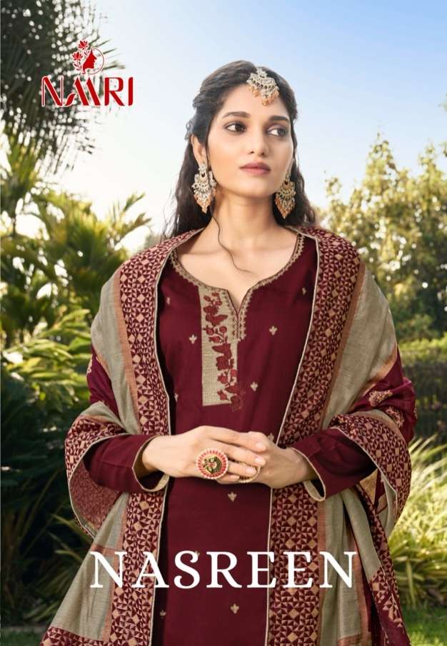 nasreen by naari pure parampara silk designer salwar kameez