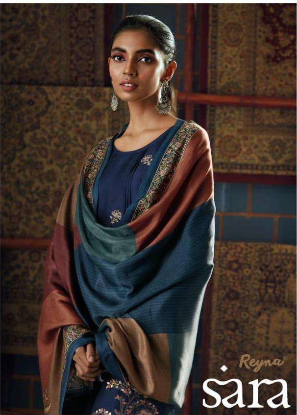 reyna sara silk jari good quality branded ladies suits wholesale 