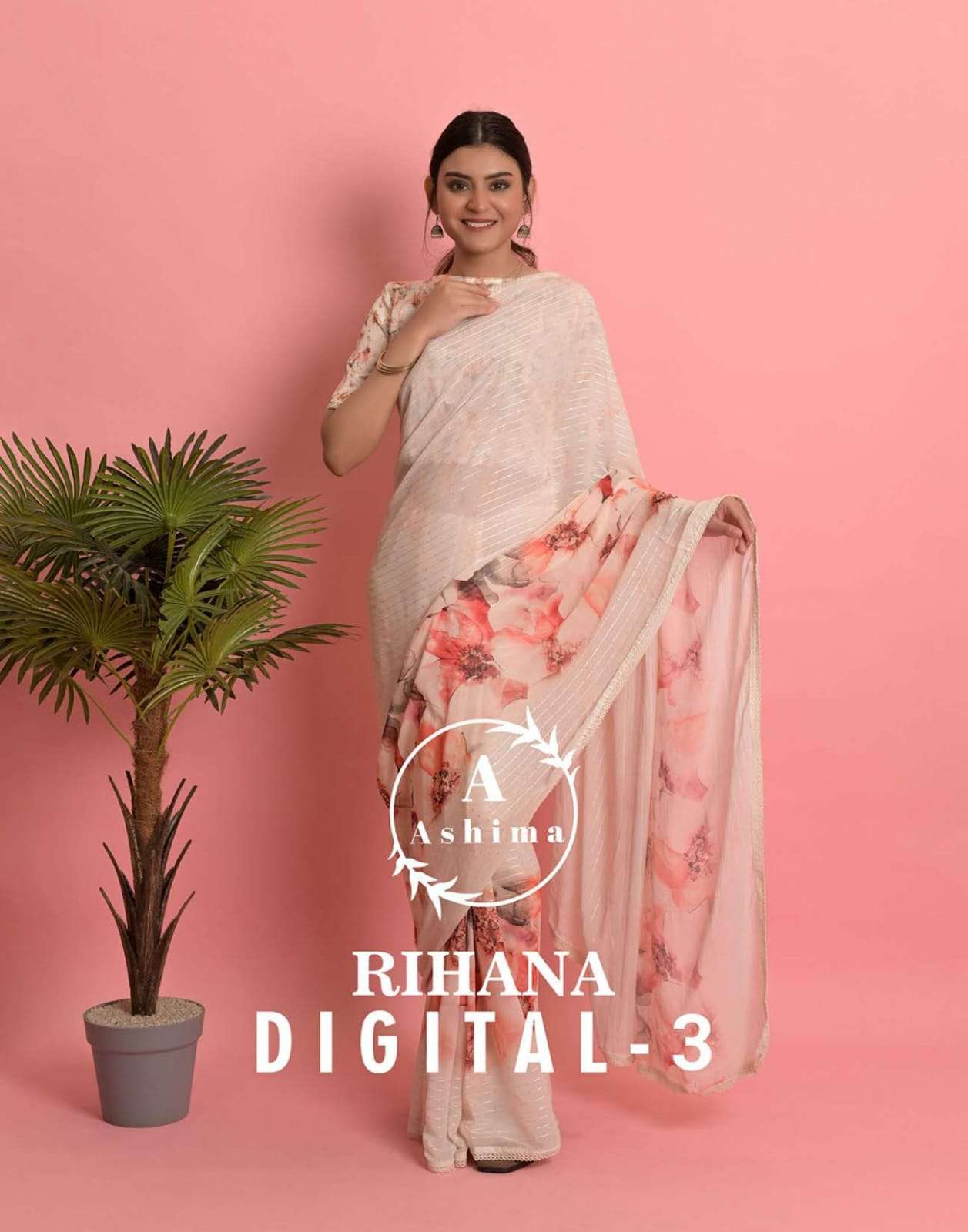 riha digital vol 3 by ashima weightless fancy saree online supplier