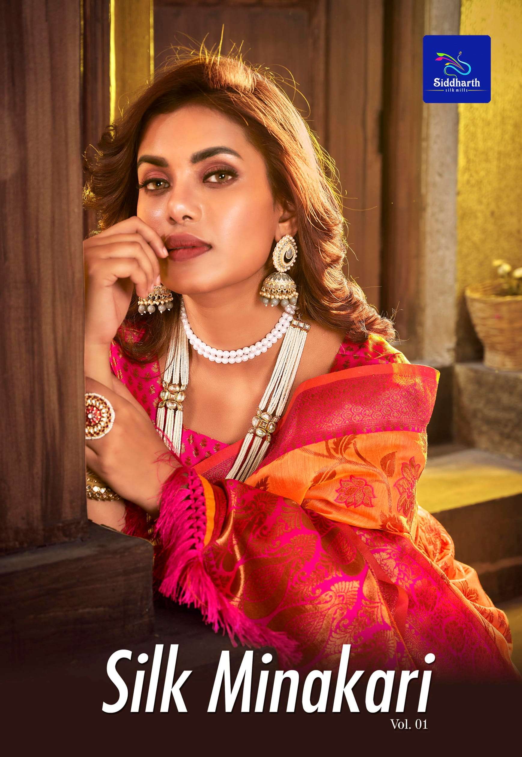 siddharth silk meenakari new design sarees 2023 wholesale shop 