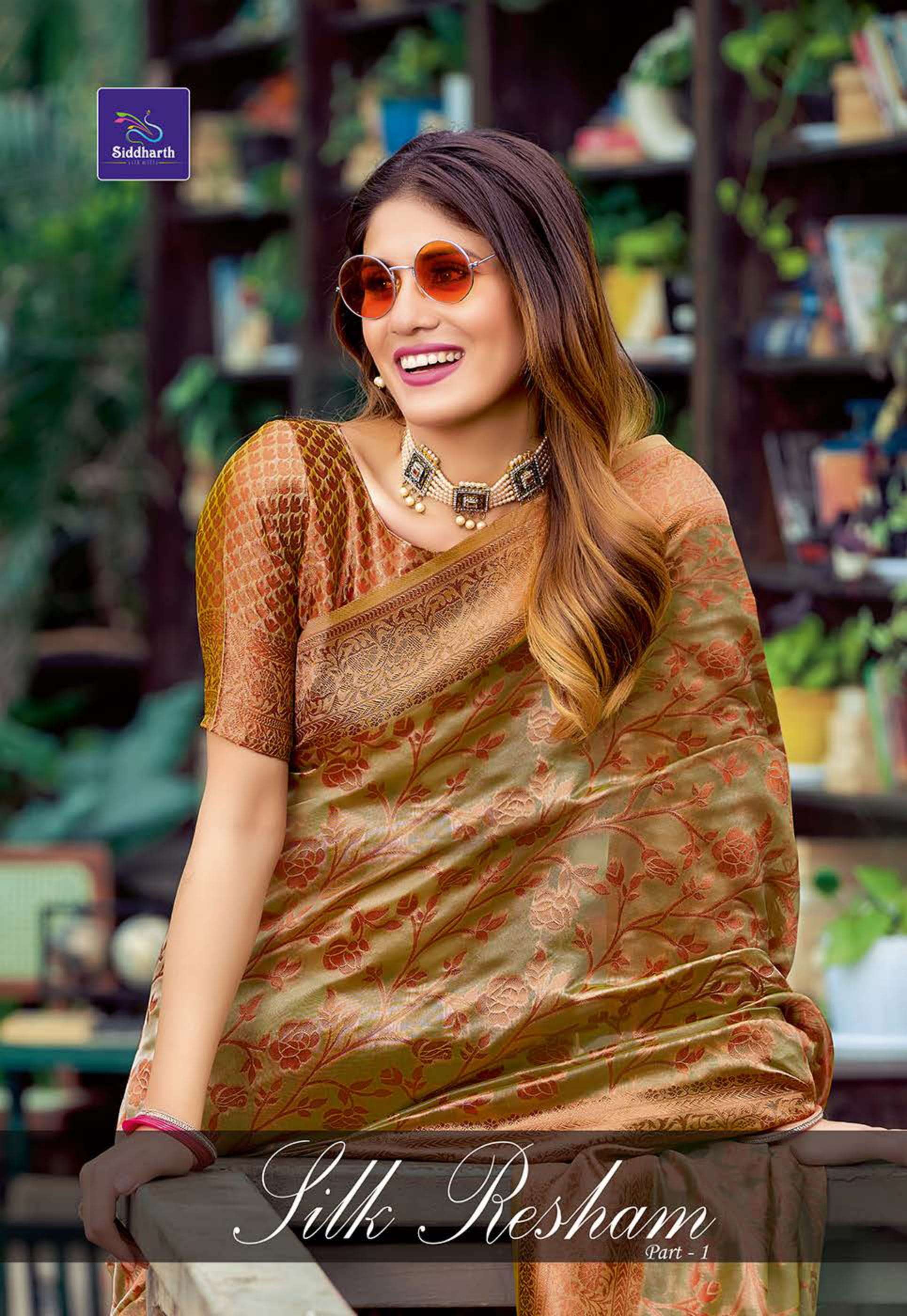 siddharth silk resham vol 1 traditional wear fancy sarees 