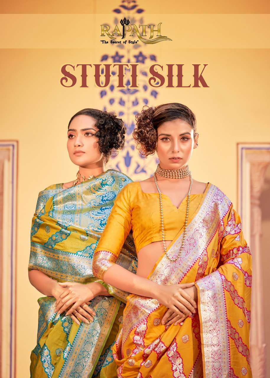 stuti silk by rajpath pure banarasi silk party wear sarees