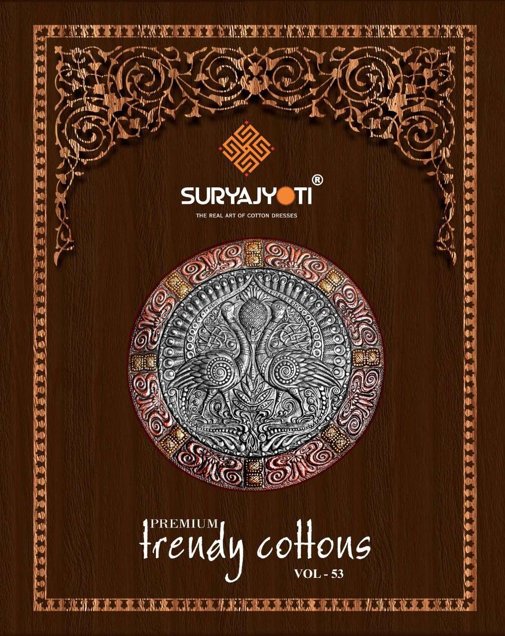 suryajyoti trendy cotton vol 53 fully stitched cotton chudidar dress wholesale rate 