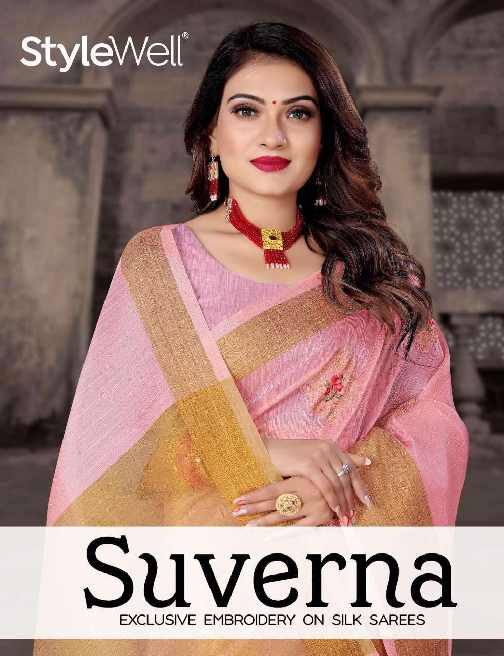 suverna by stylewell silk fancy sarees