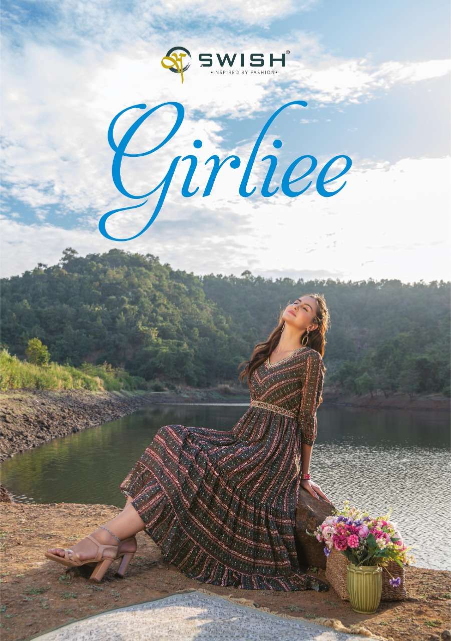 swish girliee digital print kurti with touch belts shopping outfits authorized supplier in surat 