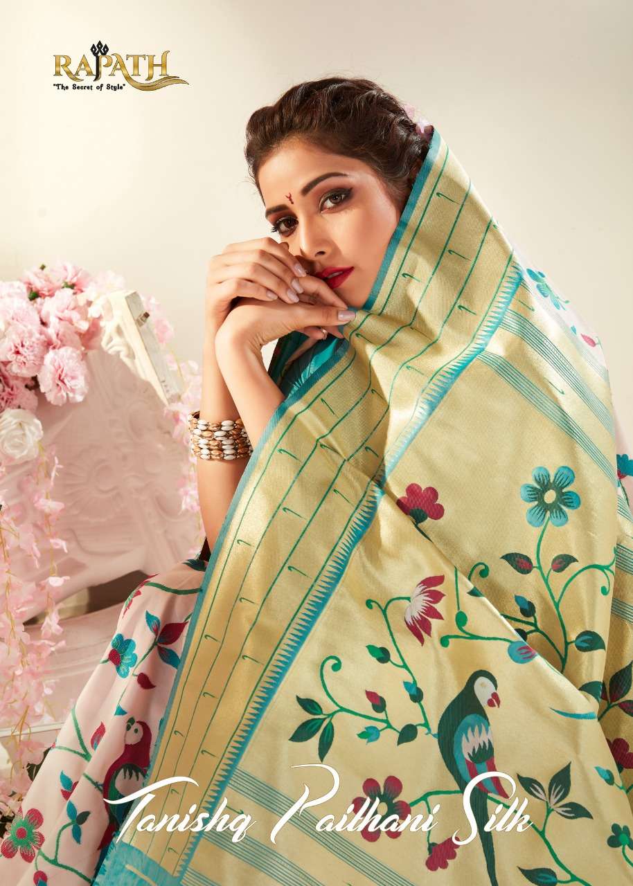 tanishq paithani silk by rajpath exclusive designer saree