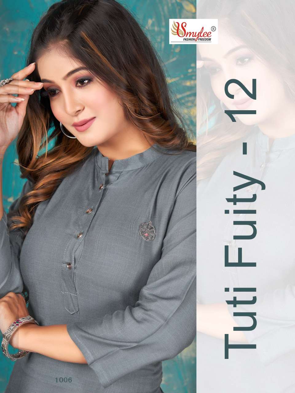 tuty fruity vol 12 by rung rayon daily wear kurti supplier