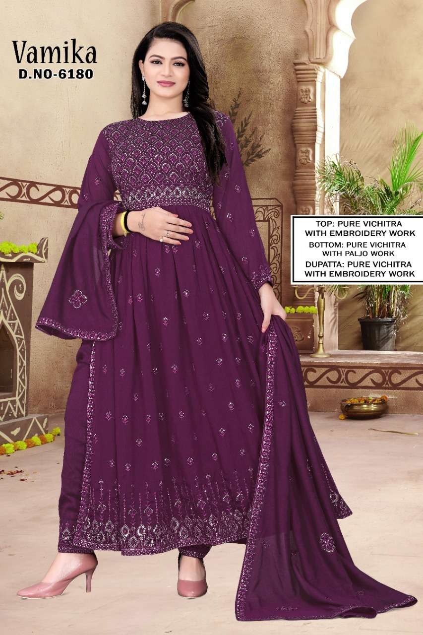 vedanti vamika vichitra embroidery salwar kameez