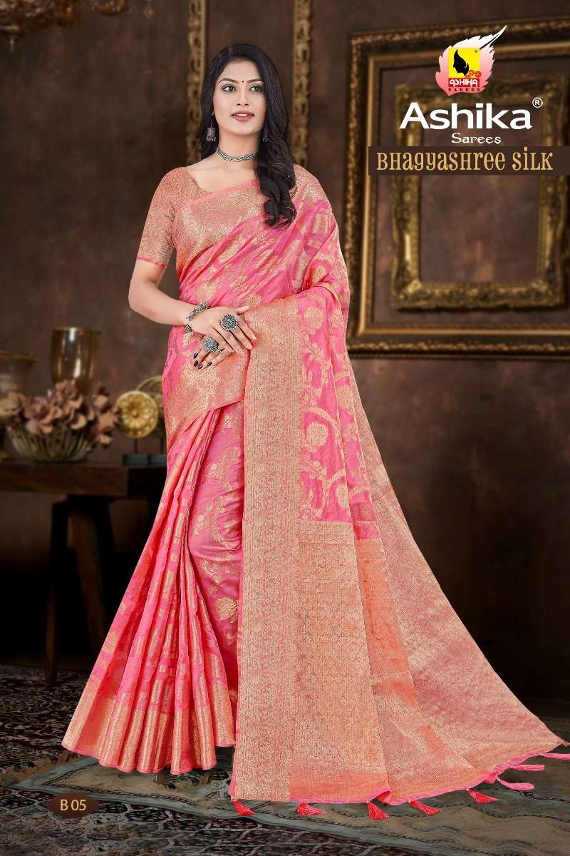 ashika saree bhagyashree silk organza silk designer saris 