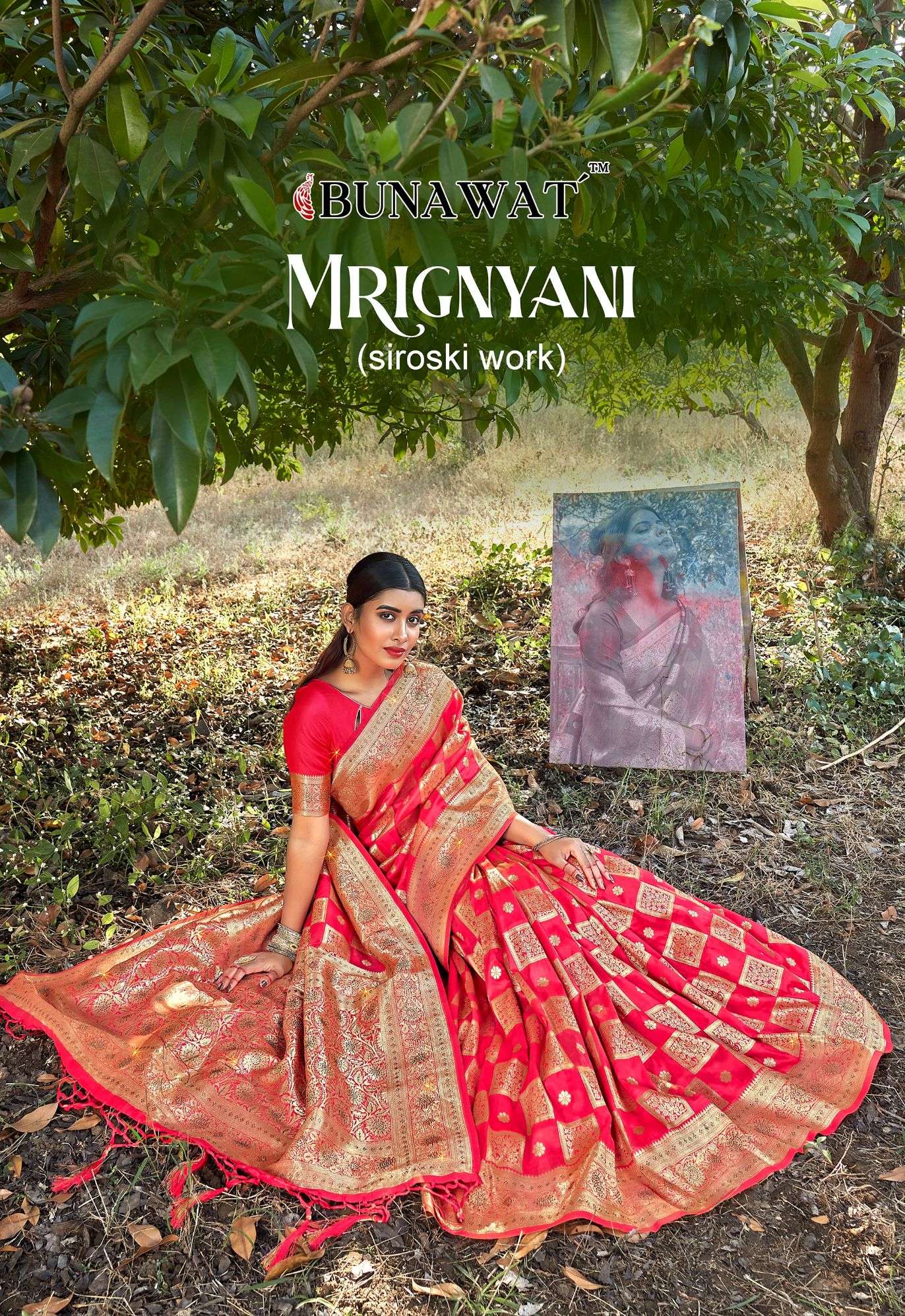 bunawat mrignyani zari weaving banarasi silk saris wholesaler