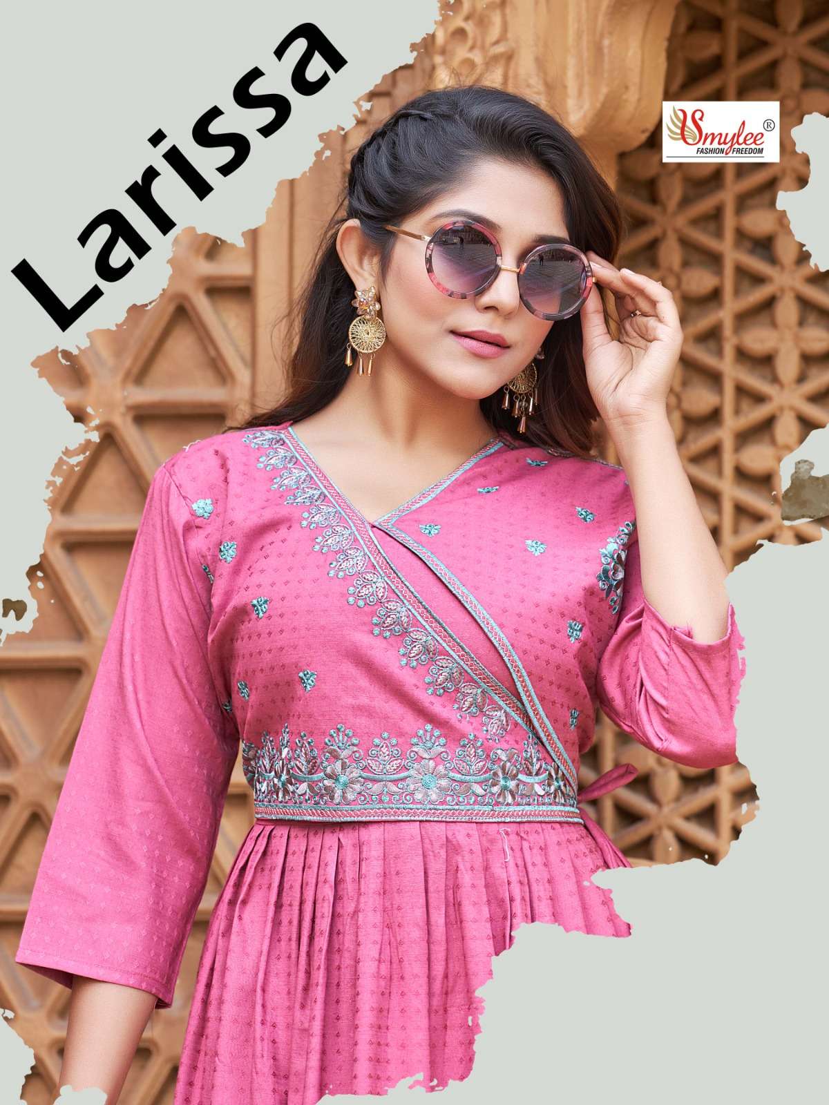 larissa by rung rayon kurti with jacket collection