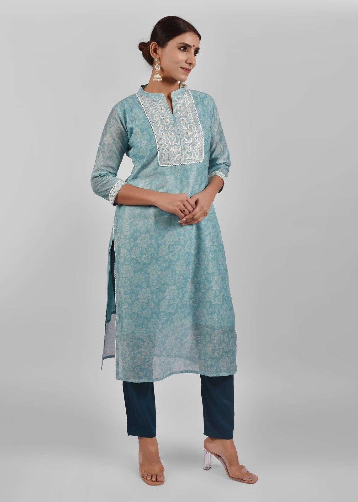 pr 1039-1042 combo set of kurti with bottom pair 