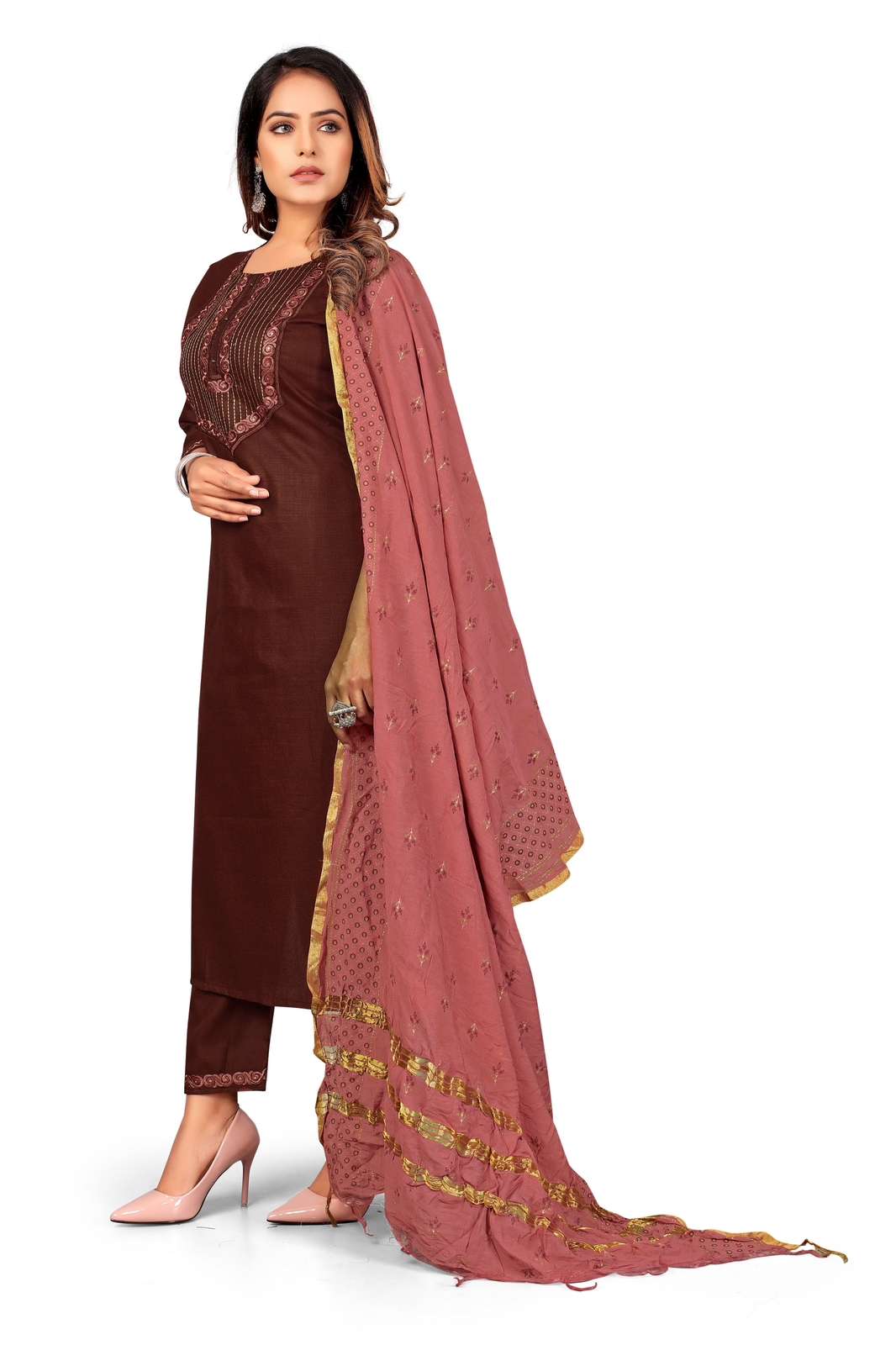 pr 1049sd-1051sd kurta with bottom and dupatta set 