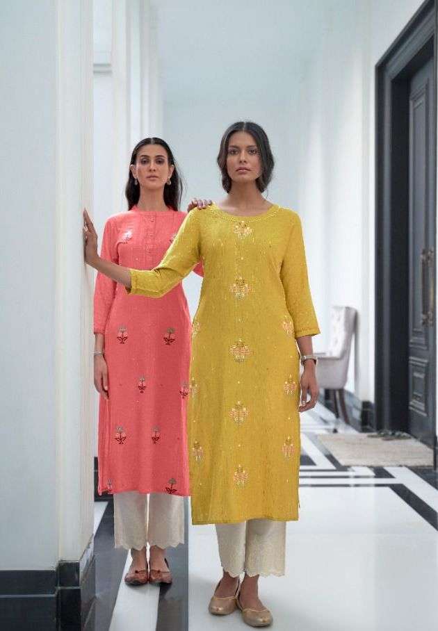 psyna plum vol 2 A new Range Of Embroidery Kurtis with some touch of Good handwork