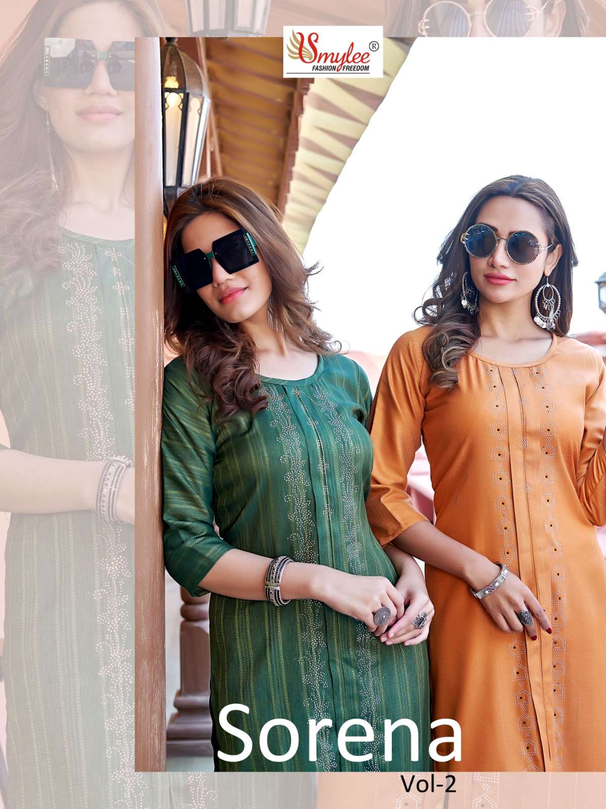 rung sorena vol 2 rayon daily wear fancy kurtis