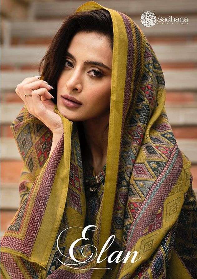 sadhana fashion elan jaam silk ladies suits wholesaler in surat