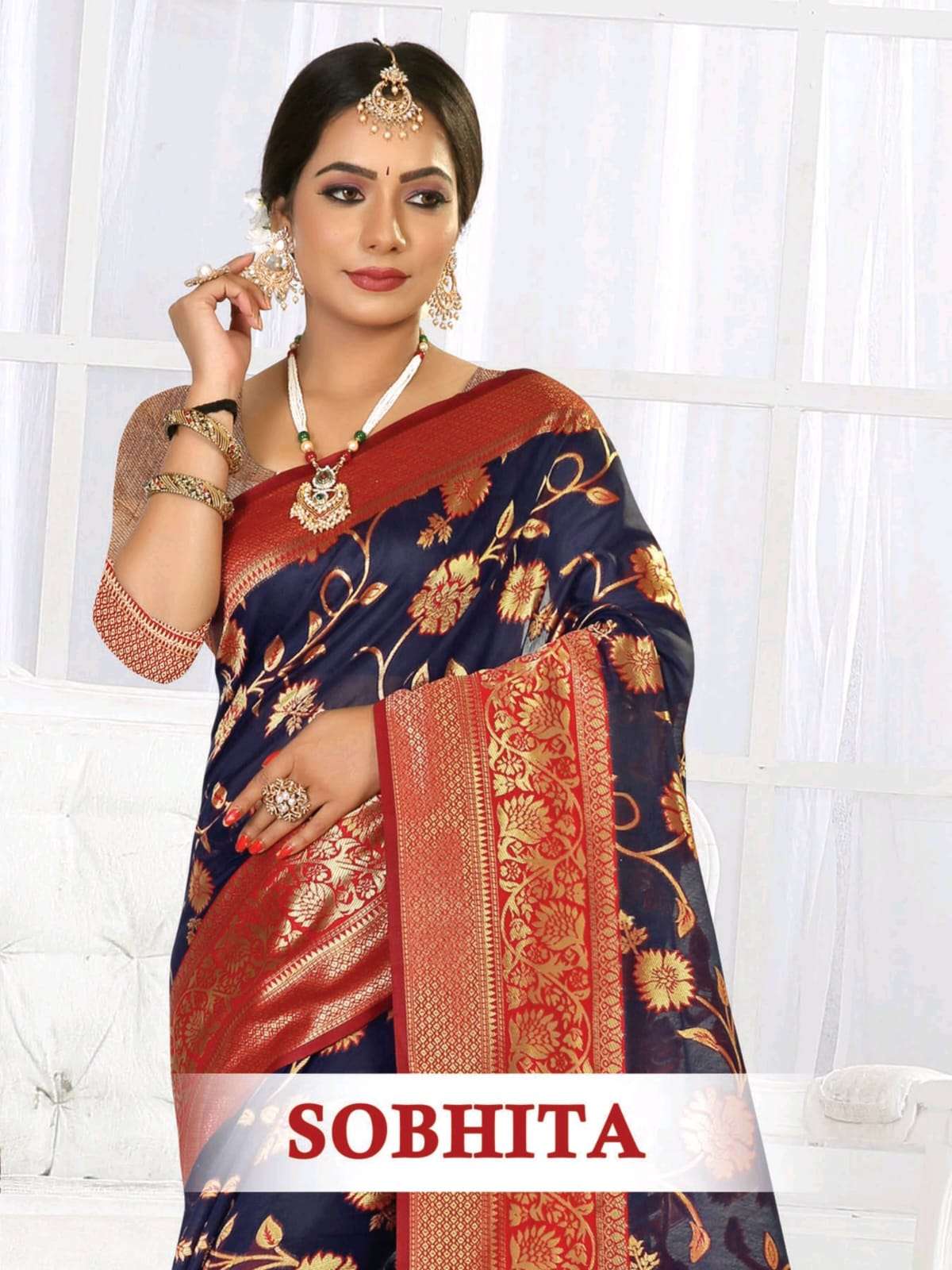Sobhita by ranjna saree cotton silk party wear designer saree collction 