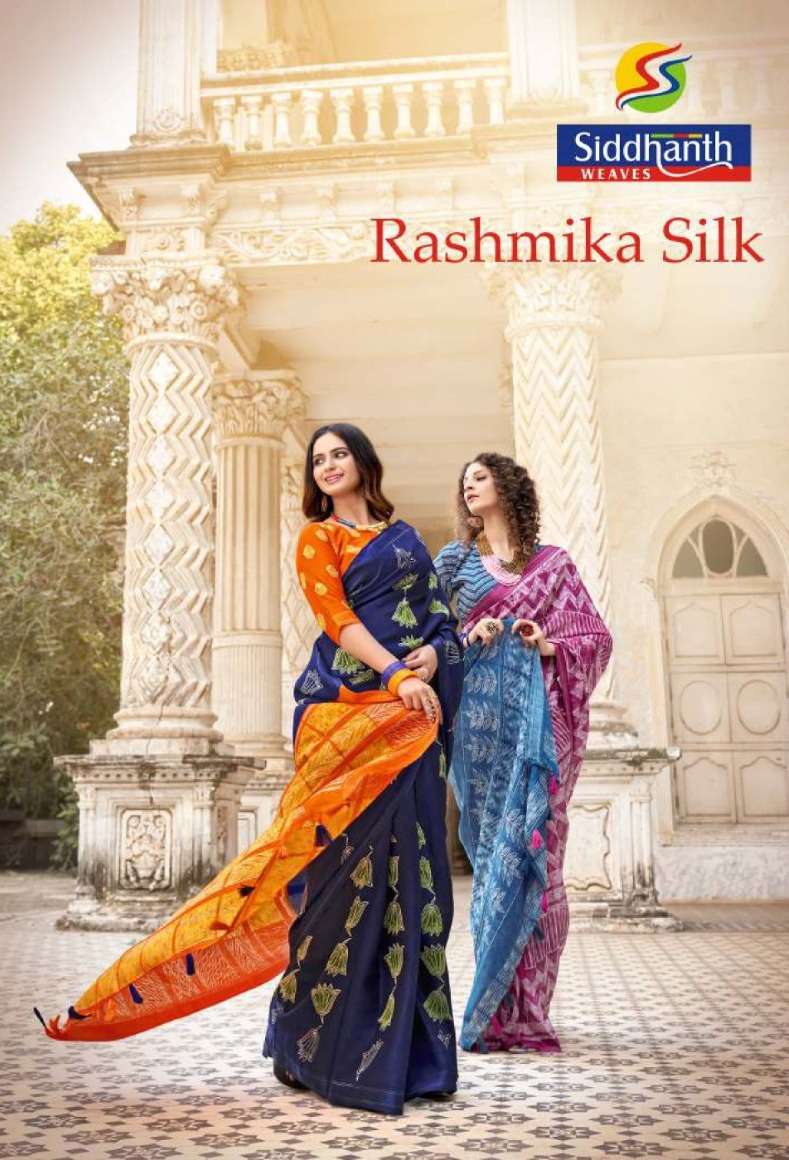 siddhanth weave rashmika silk cotton sarees collection