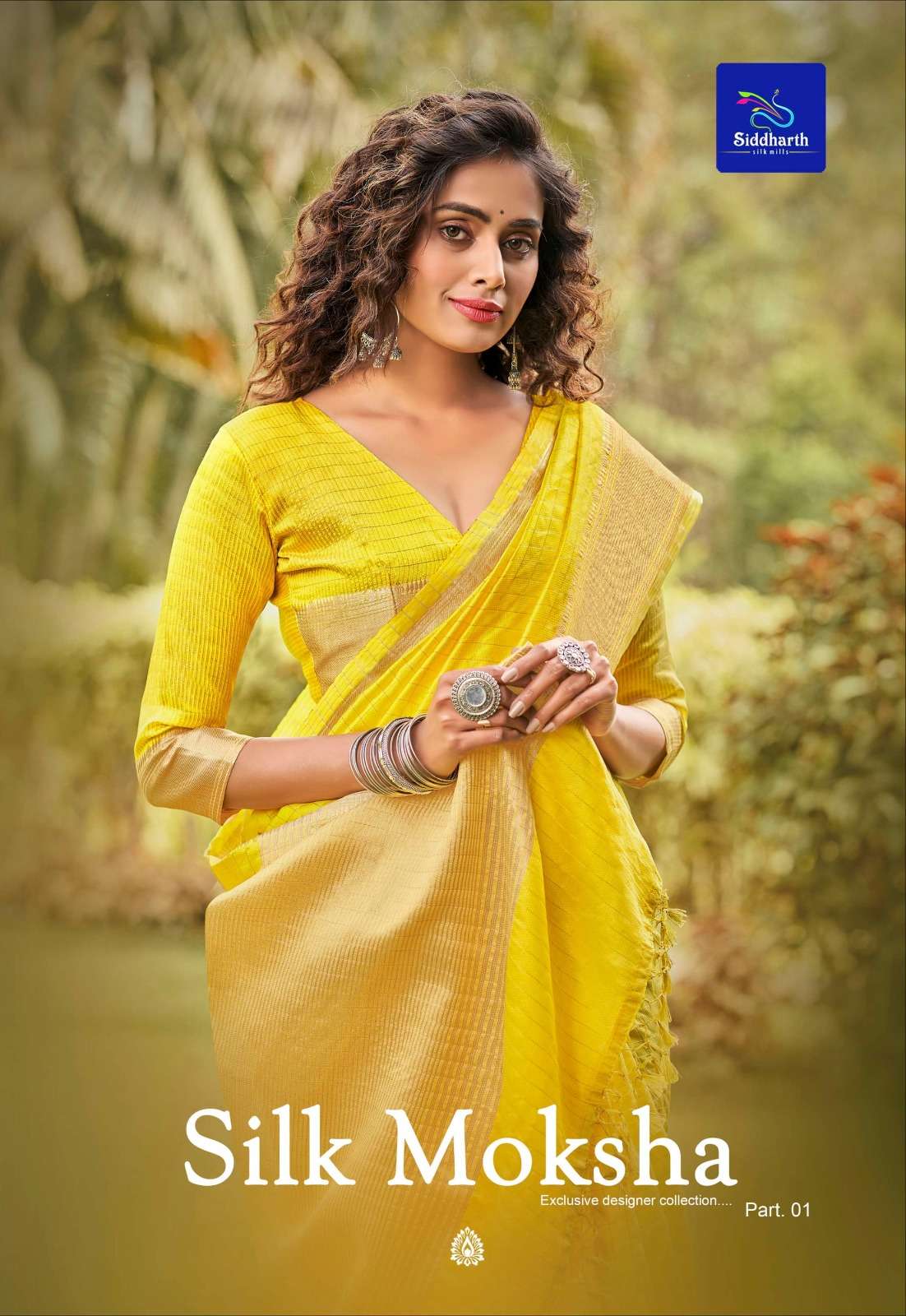 siddharth silk moksha fabulous saree design only at kc surat 