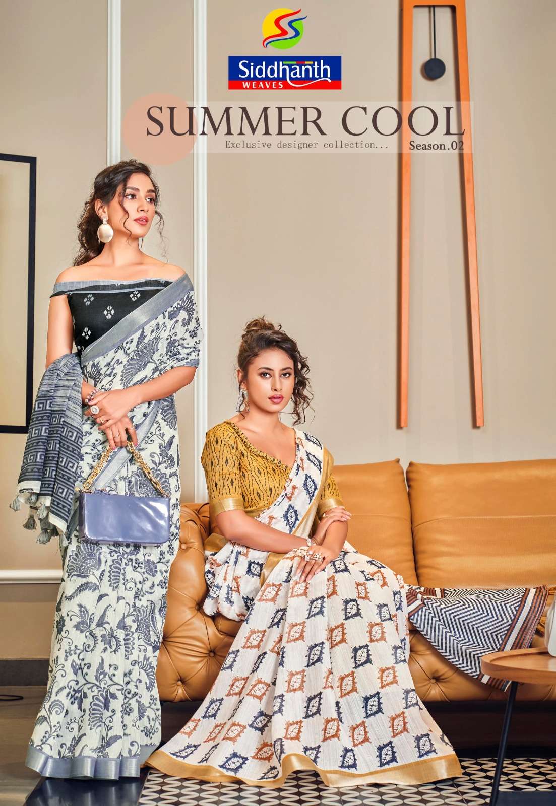 summer cool vol 2 by siddhanth weaves best quality fabric sarees 