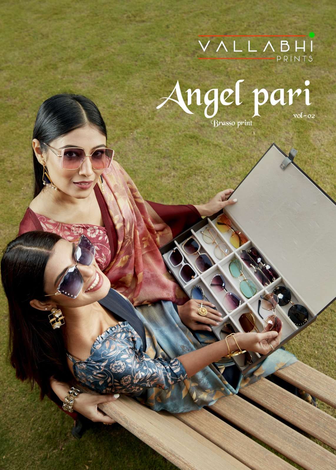 Vallabhi angelpari vol 2 brasso print fancy sarees collection in surat
