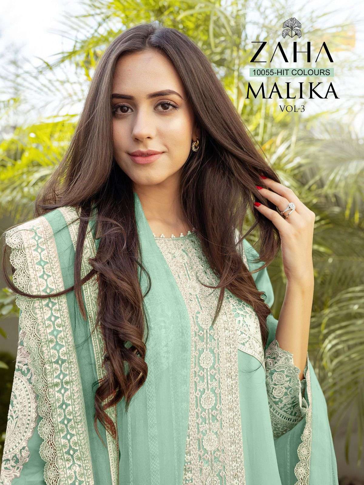 zaha malika vol 3 10055 design colors pakistani dresses 