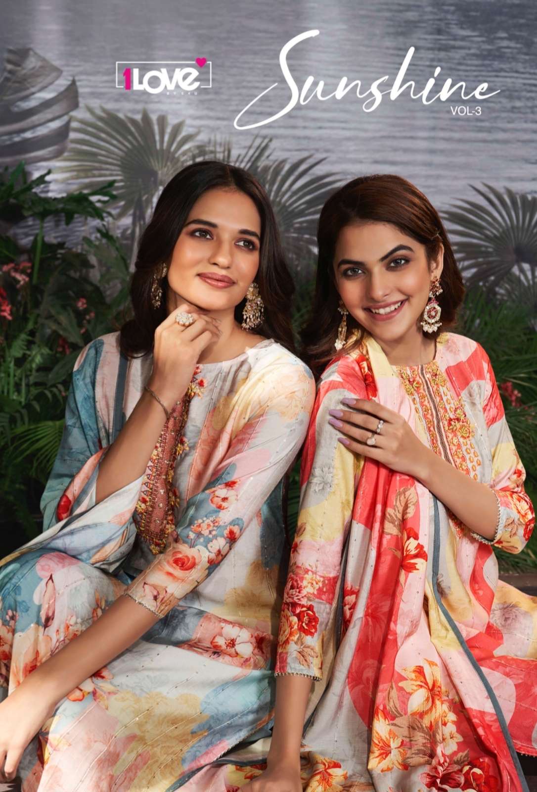 1love sunshine vol 3 by s4u beautiful digital prints along with delightful Handwork 3 psc sets 