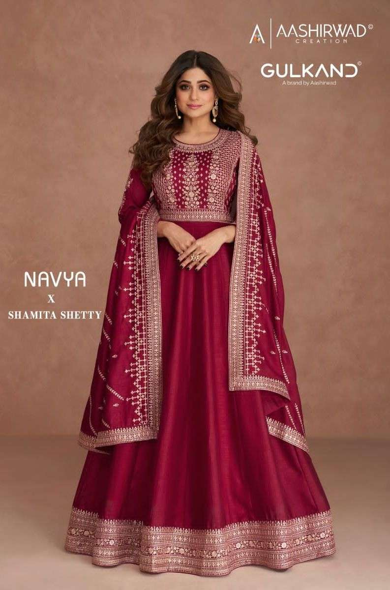aashirwad navya 9517-9521 readymade anarkali dresses latest design 2023