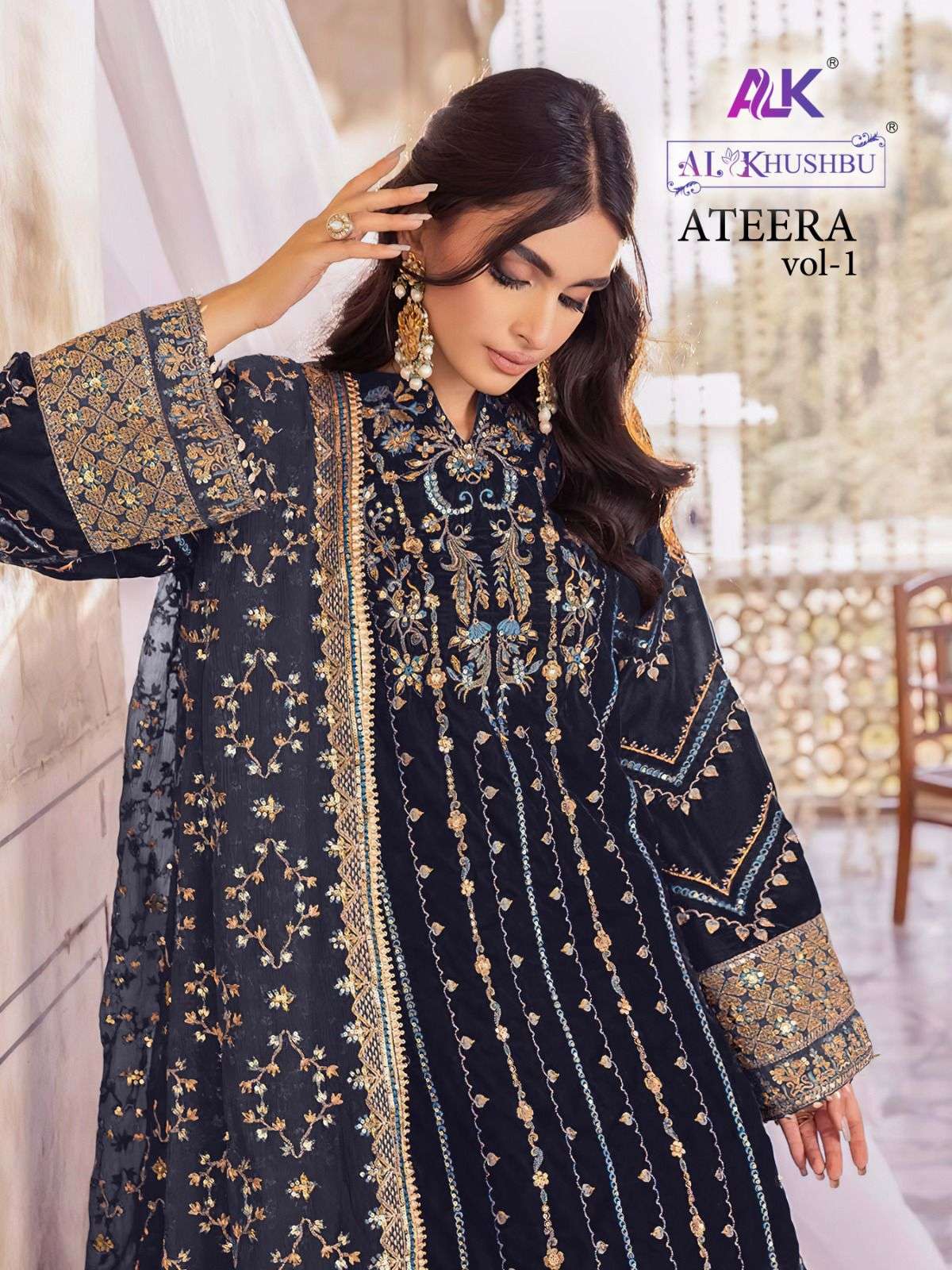 al khushbu ateera vol 1 pakistani suits embroidery 